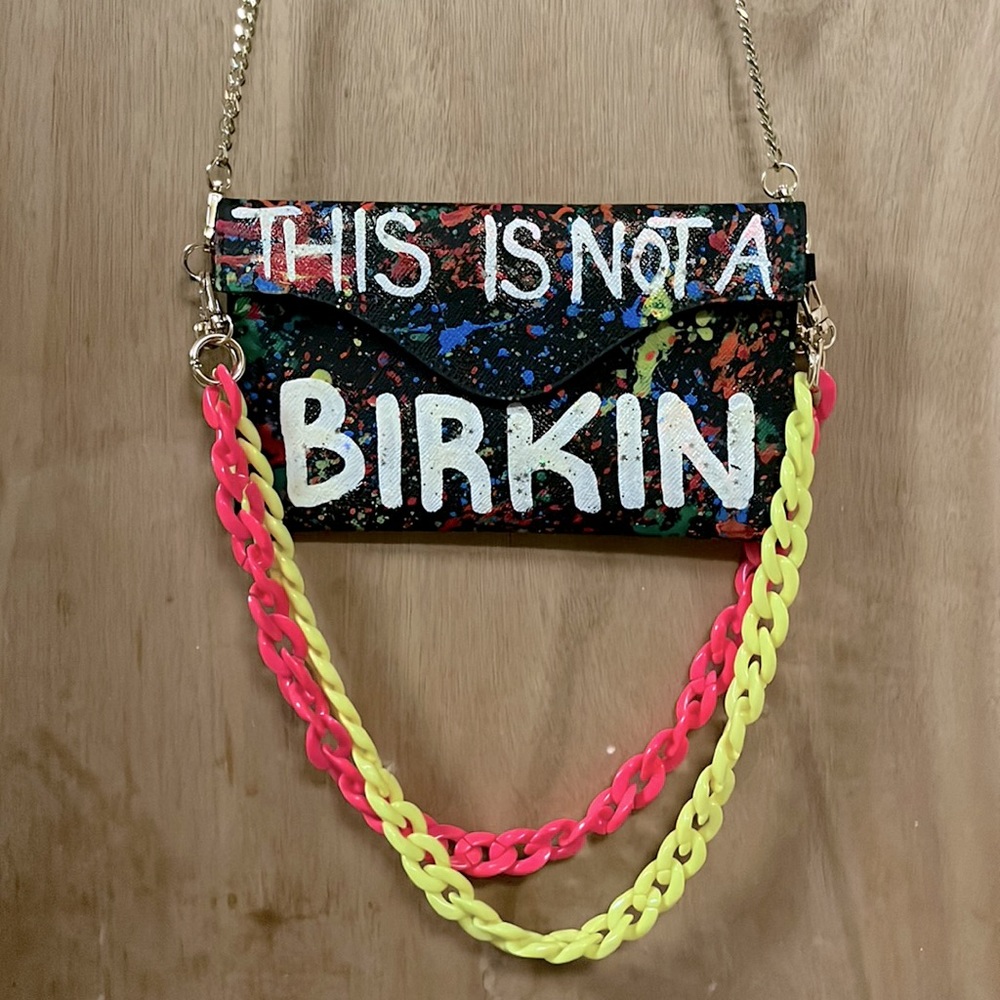 Anca Barbu custom Sabrina this is not a birkin bag!